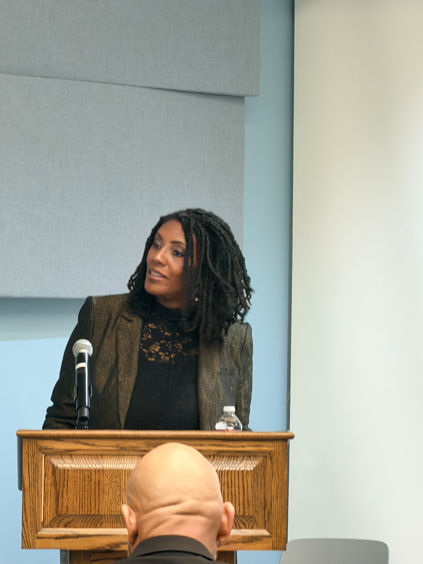 Speaker addressing guests at the DASH Leadership launch