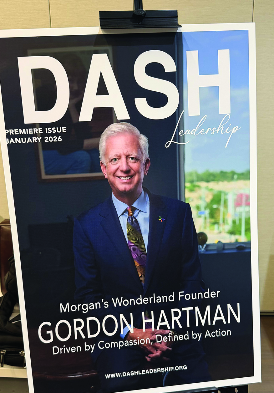 The DASH Leadership premiere issue magazine cover featuring Gordon Hartman