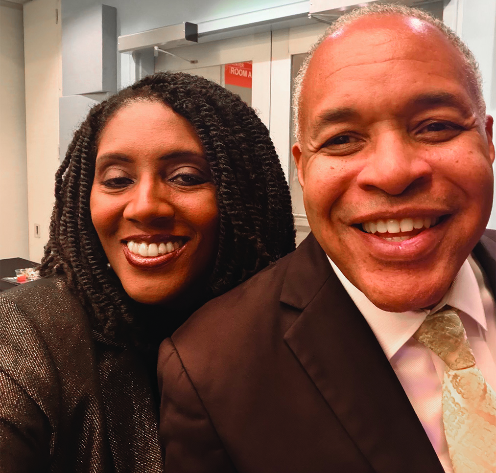 DASH Leadership founder with Clyde at the magazine launch
