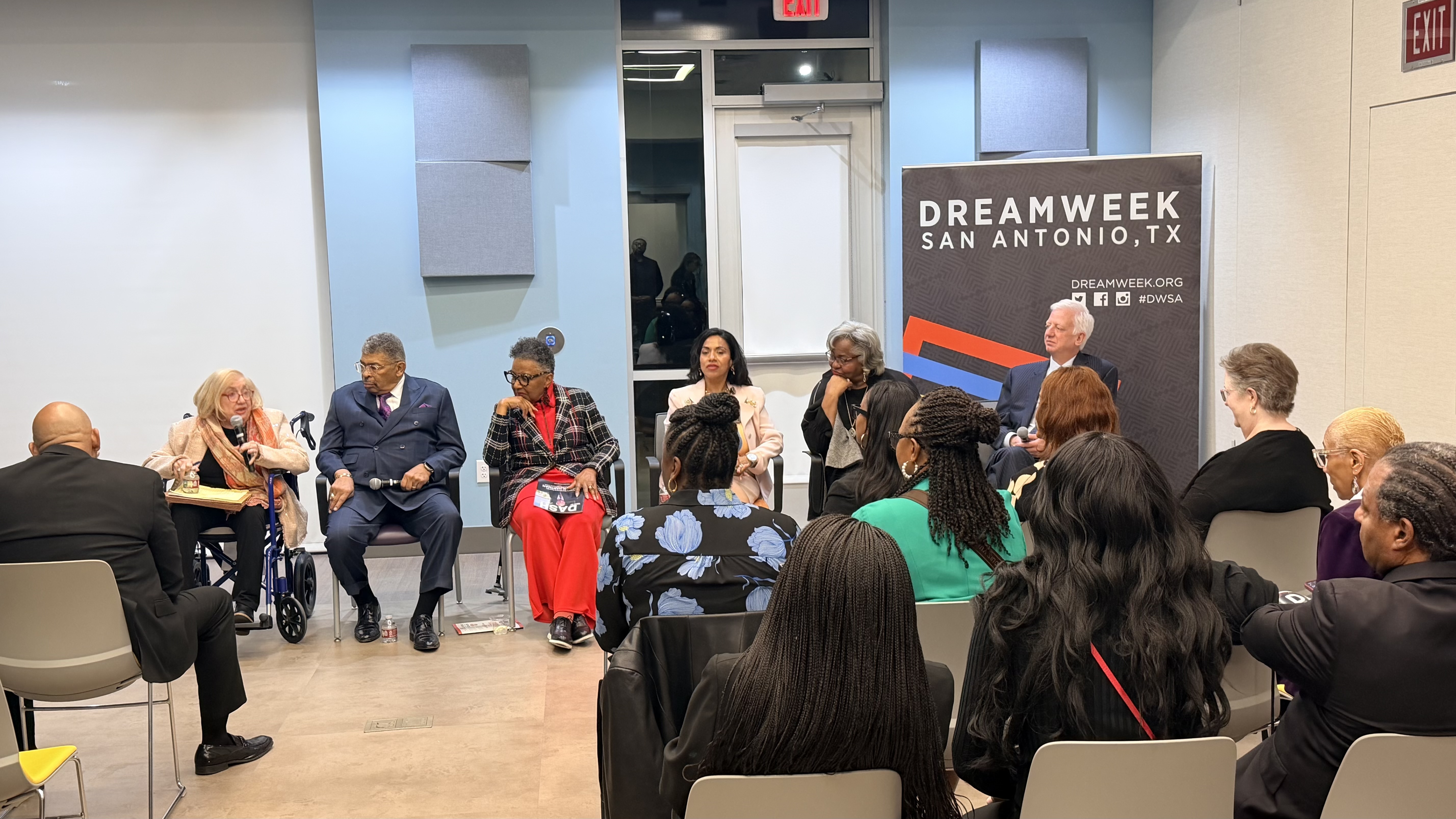 Panelists addressing the audience during the DASH Leadership discussion at DreamWeek San Antonio